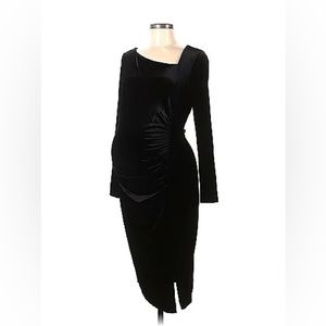 Velvet Maternity Cocktail Dress